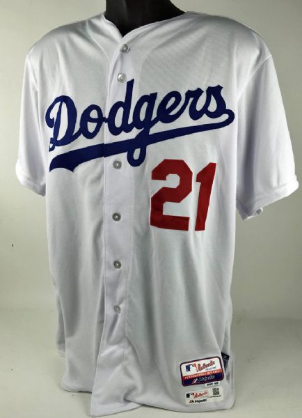 2015 Zack Greinke Game Worn LA Dodgers Jersey