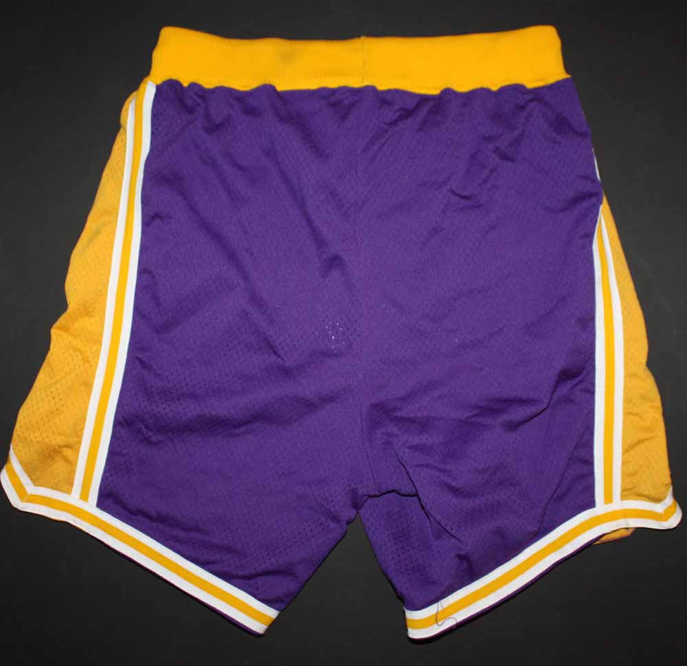 Lot Detail - 1996-97 Kobe Bryant Game Worn Lakers Basketball Shorts (Rookie  Season!)(DC Sports)