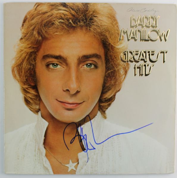 Barry Manilow Signed "Greatest Hits" Album (PSA/JSA Guaranteed)