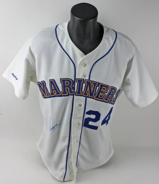 Ken Griffey Jr. Signed 1989 Set 1 Rookie Mariners Jersey (PSA/JSA Guaranteed)