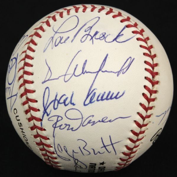 3000 Hit Club Multi-Signed Near-Mint ONL Baseball w/ Aaron, Mays, Yaz, Musial & Others! (JSA Guaranteed)