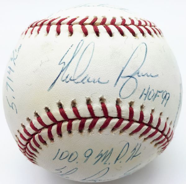 Nolan Ryan Signed Limited Edition OML Baseball w/ 16 Unique Career Inscriptions! (Reggie Jackson & PSA/JSA Guaranteed)