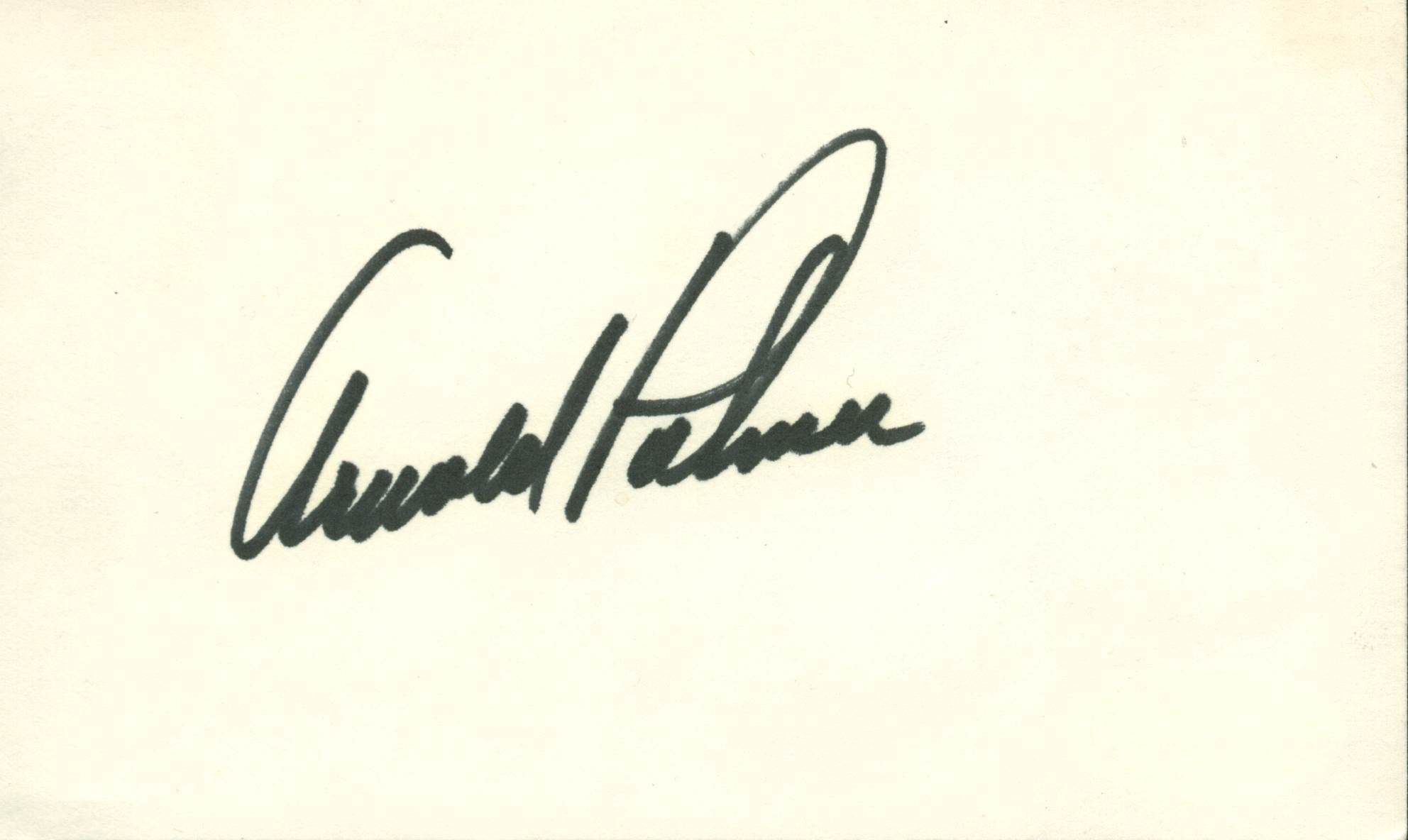 Lot Detail - Arnold Palmer Signed 3