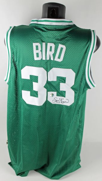Larry Bird Signed Hardwood Classics 1987-88 Boston Celtics Jersey (Player Hologram)