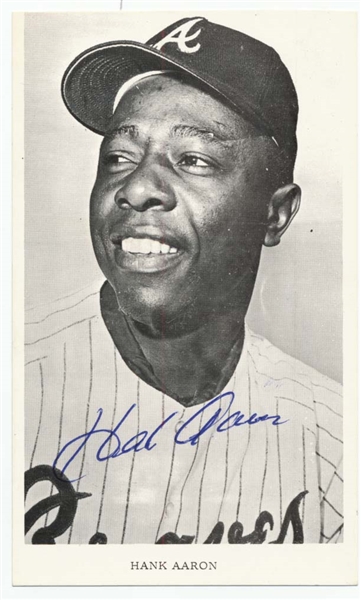 Lot Detail - Hank Aaron Vintage Signed 3