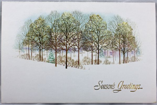 George Steinbrenner Signed New York Yankees Executive Holiday Card (PSA/JSA Guaranteed)