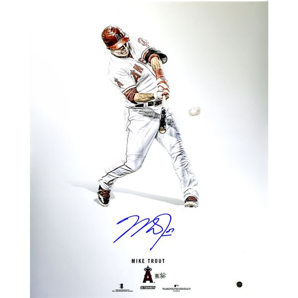 Mike Trout Signed 16" x 20" Color Photo (MLB)