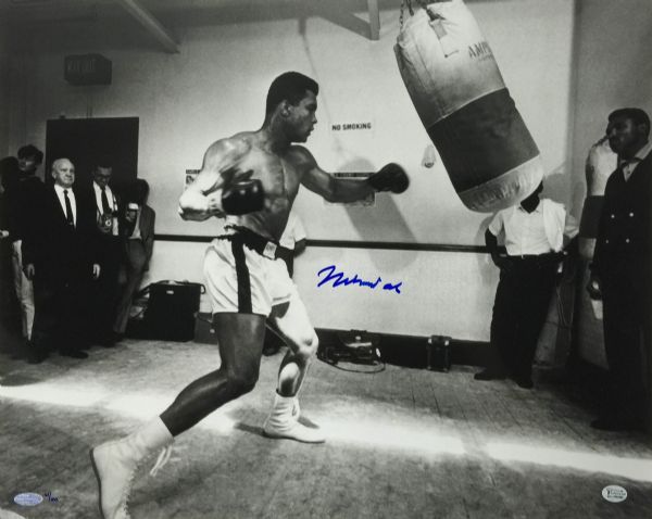 Muhammad Ali Signed 16" x 20" Limited Edition Black & White Photograph (Steiner)