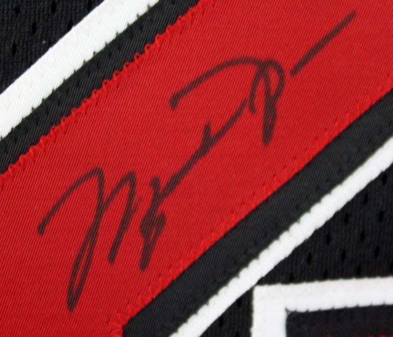 Lot Detail - Michael Jordan Signed Chicago Bulls Black Alternate Style ...