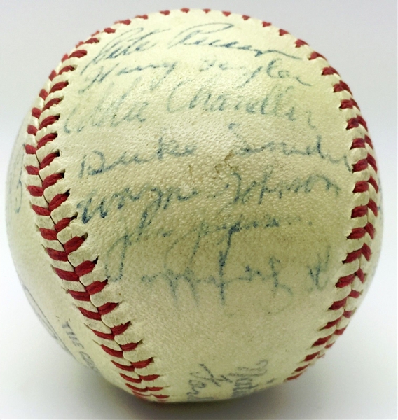 1947 Dodgers Team Signed Baseball w/ Robinson Rookie Signature! (JSA)