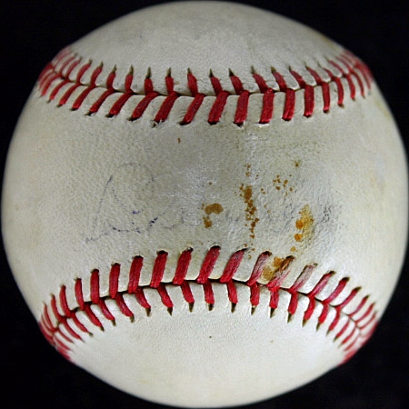Lou Gehrig Single Signed ONL (Frick) Baseball (JSA)