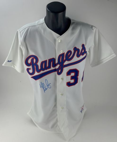 Nolan Ryan Signed 1989 Set 1 Texas Rangers Rawlings Jersey (PSA/DNA)