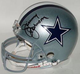 Jimmy Johnson Rare Signed Full Size PRO LINE Dallas Cowboys Helmet (PSA/DNA)