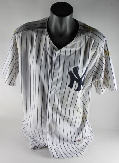 Robinson Cano Game Used & Un-Washed New York Yankees Jersey (Steiner Sports & MLB)