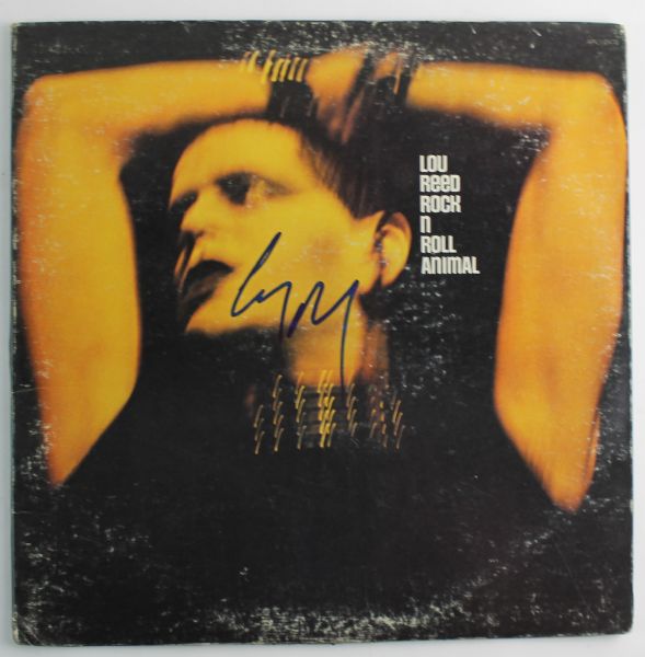 Lou Reed Signed "Rock N Roll" Animal (PSA/JSA Guarnateed)