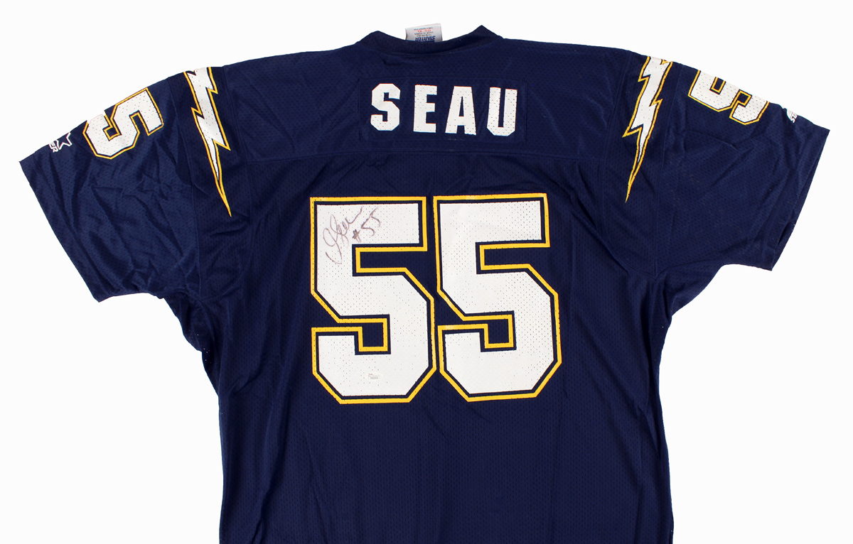 San Diego Chargers Junior Seau Autographed Jersey 