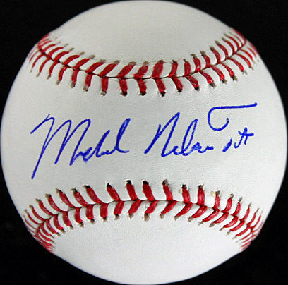 Mike Trout Signed OML Baseball with Full-Name Signature - Signed