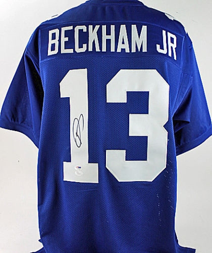 Odell Beckham Jr Signed NY Giants Football Jersey COA JSA