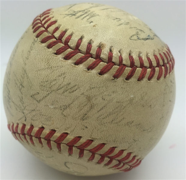 1949 Boston Red Sox Signed Baseball w/ Doerr, McCarthy, Combs & Others (PSA/DNA)