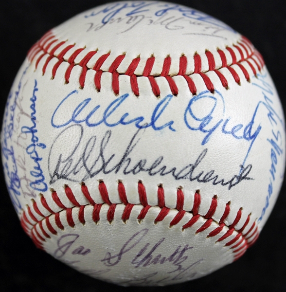 World Series Champion 1967 St. Louis Cardinals Team Signed ONL Baseball w/ 27 Signatures (PSA/DNA)