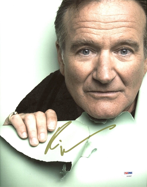 Robin Williams Signed 11" x 14" Photo (PSA/DNA)