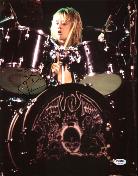 Queen: Roger Taylor Signed 11" x 14" Photo (PSA/DNA)