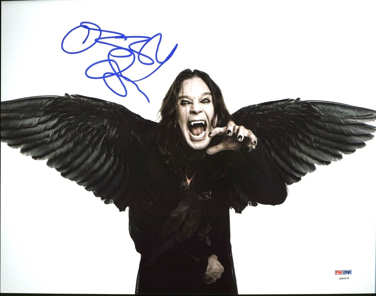 Ozzy Osbourne Signed 11" x 14" Photograph (PSA/DNA)