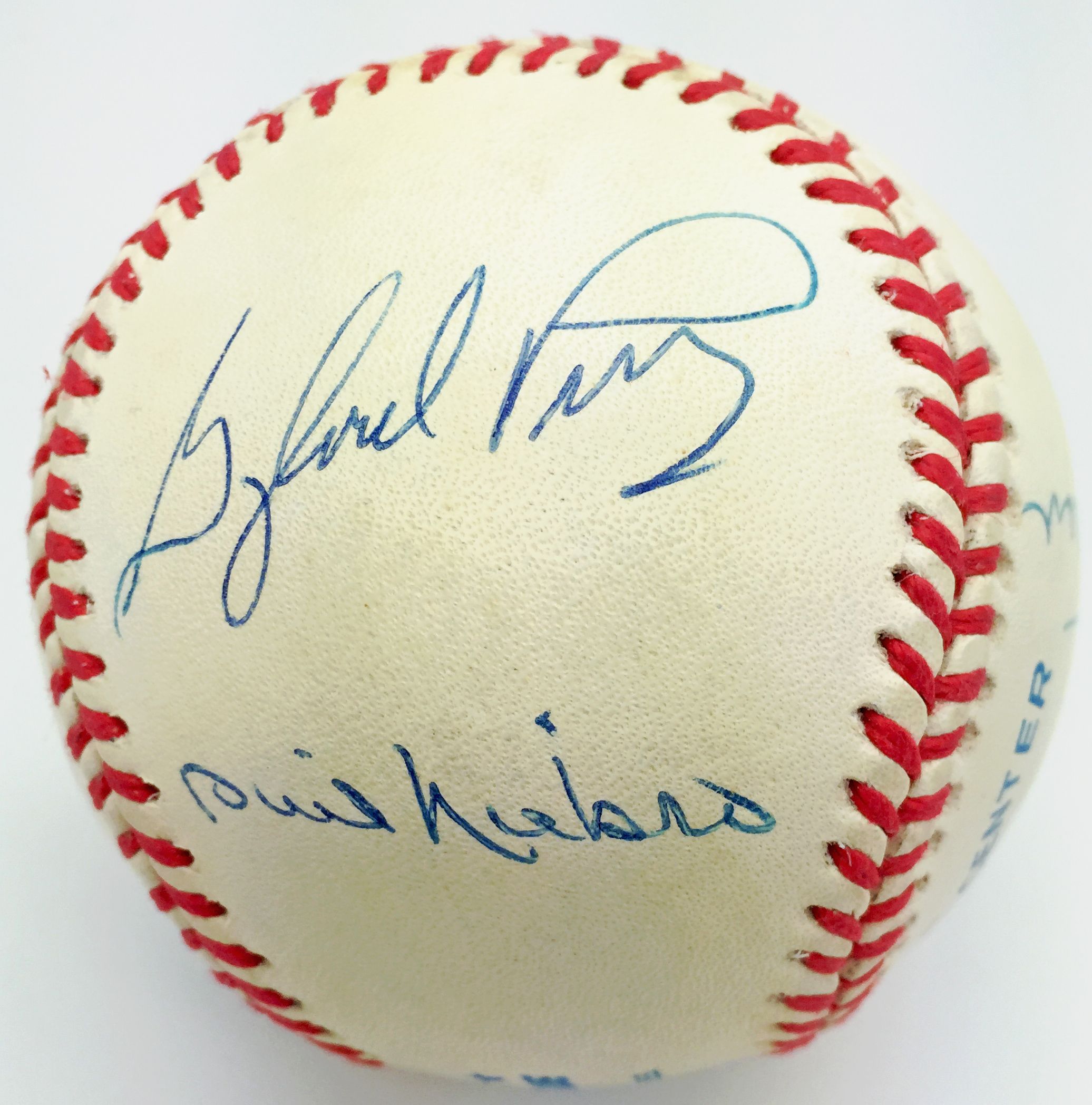 Lot Detail - 300 Game Winners Multi-Signed OAL Baseball w/ Ryan, Spahn ...
