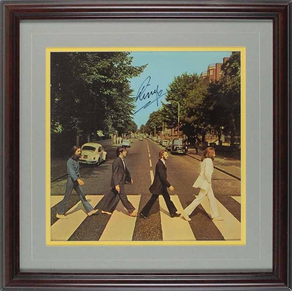 The Beatles: Ringo Starr Signed & Framed "Abbey Road" (PSA/DNA)