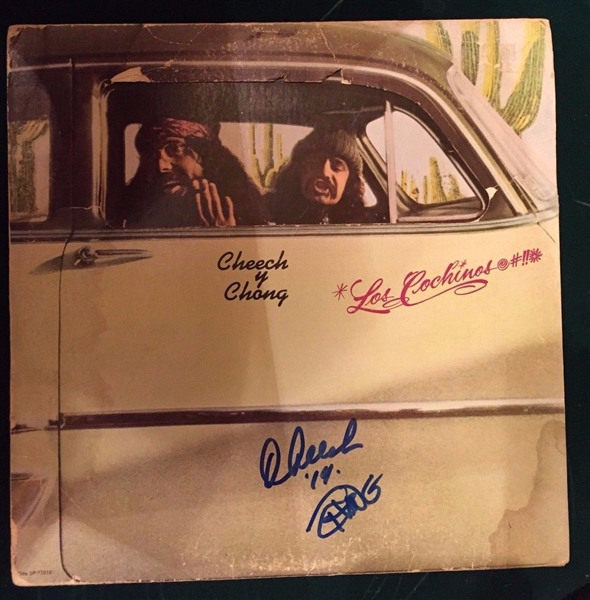 Cheech & Chong Signed "Los Cochinos" Album (JSA)