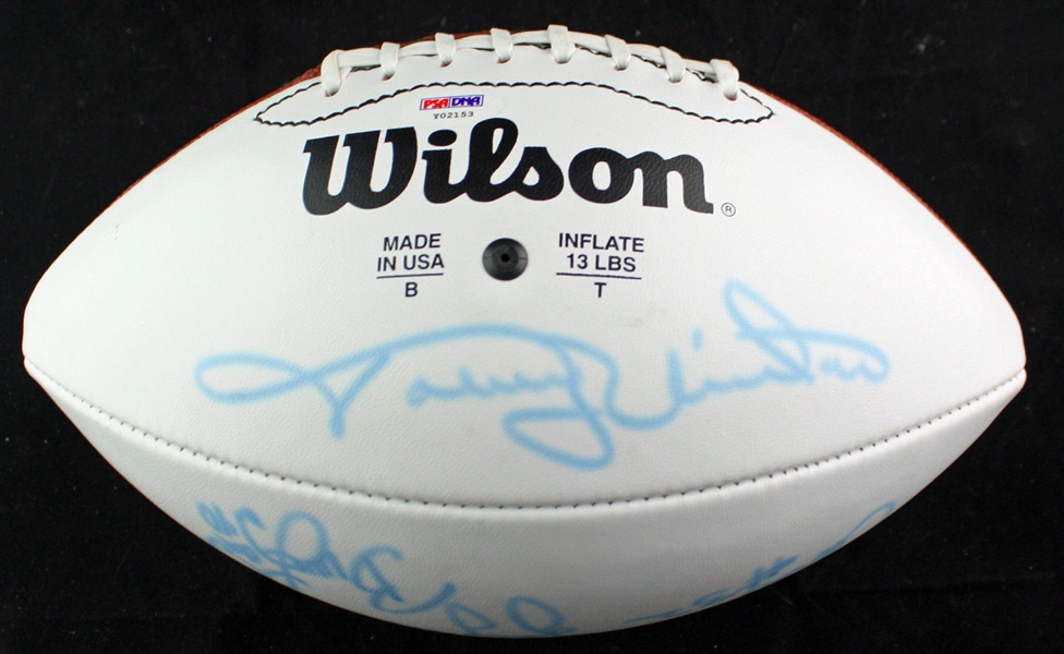 Colts Legends Multi-Signed Football w/ Unitas, Mackey & Others (PSA/DNA)
