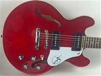 Eric Clapton Rare Signed Epiphone Hollow Body Electric Guitar (PSA/DNA)