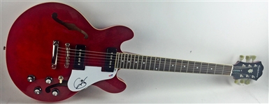 Eric Clapton Rare Signed Epiphone Hollow Body Electric Guitar (PSA/DNA)