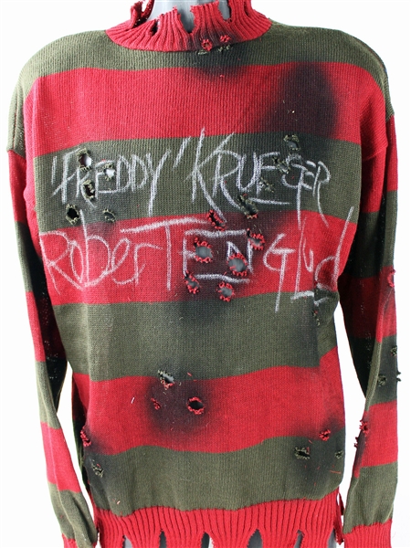 RARE Robert Englund "Freddy Kreuger" Signed Freddy Sweater! (PSA/DNA)
