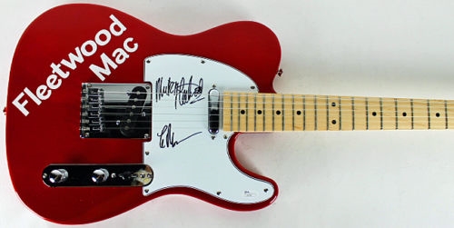 Fleetwood Mac: Mick Fleetwood & Lindsey Buckingham Signed Guitar (PSA/DNA)