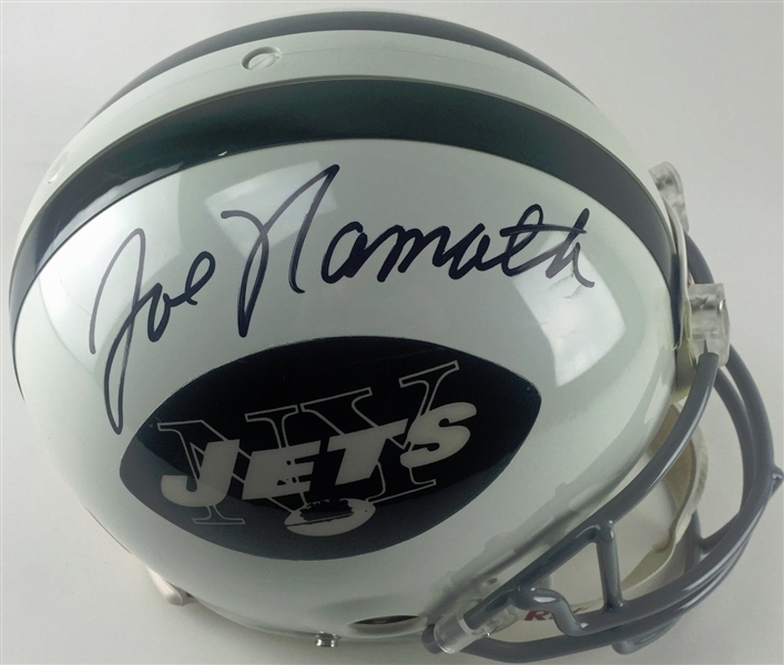 Joe Namath Near-Mint Signed NY Jets PRO LINE Full Size Helmet (PSA/DNA)