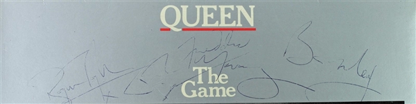 Lot Detail Queen Group Signed The Game Album W Freddie Mercury May Deacon And Taylor 9869