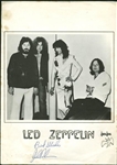 Led Zeppelin: EXTRAORDINARILY RARE John Bonham Signed Press Release Program! (PSA/DNA)