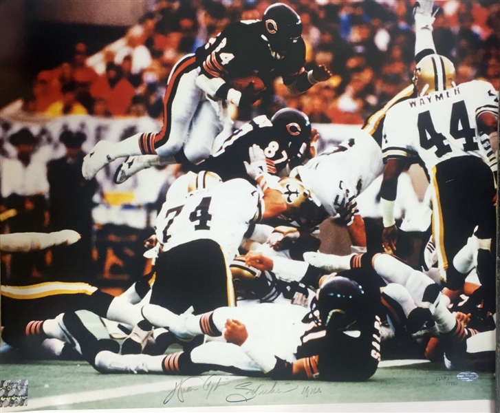 Walter Payton Rare Signed & Inscribed Over-Sized 16" x 20" Photo (Steiner Sports)