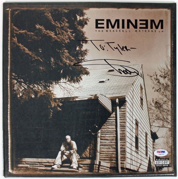 Eminem "Shady" Signed "The Marshall Mathers LP" Album Cover (PSA/DNA)