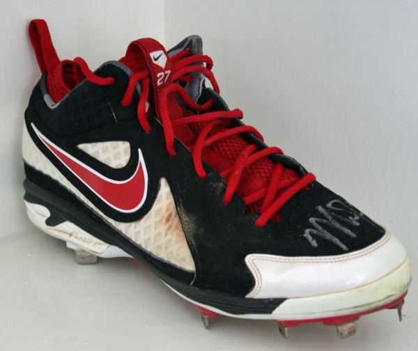 2013 Mike Trout Signed & Game Used Personal Model Nike Baseball Cleat (MLB Hologram & Angels LOA)