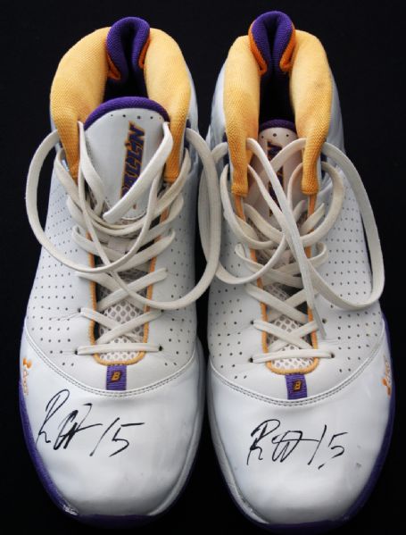 2010-11 Ron Artest Game Worn Personal Lakers Sneakers (DC Sports)