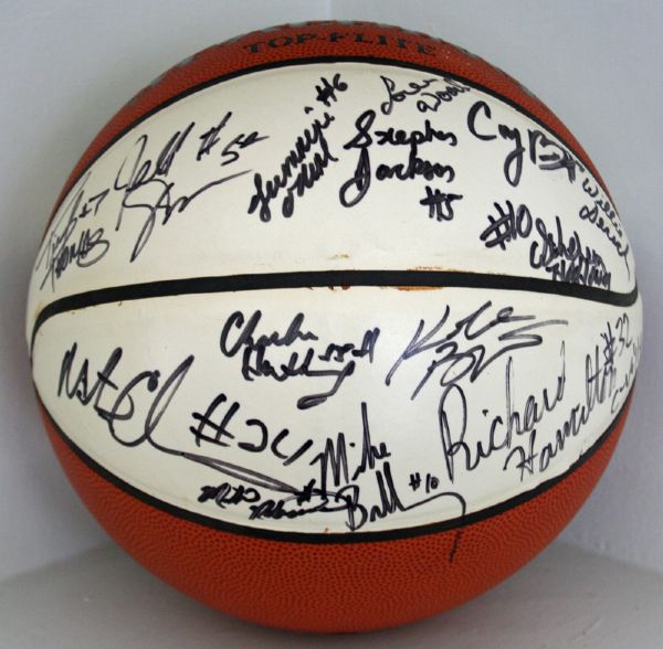Kobe Bryant Signed 1996 McDonalds All-American Game Commemorative Ball with Pre-Rookie Autograph! (PSA/DNA)