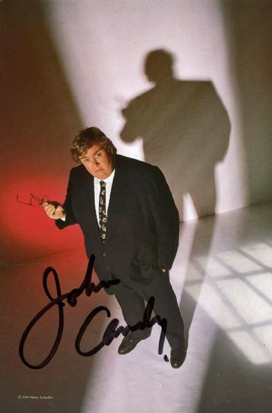 John Candy Rare Signed 5.5" x 8.5" Photo (JSA)
