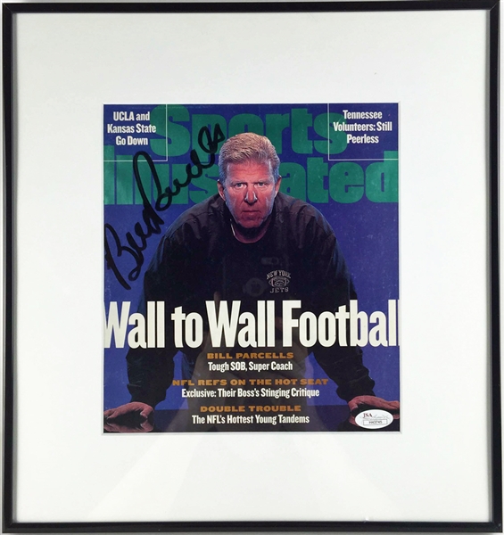 Bill Parcells Signed & Framed December 1998 Sports Illustrated Cover (PSA/JSA Guaranteed)