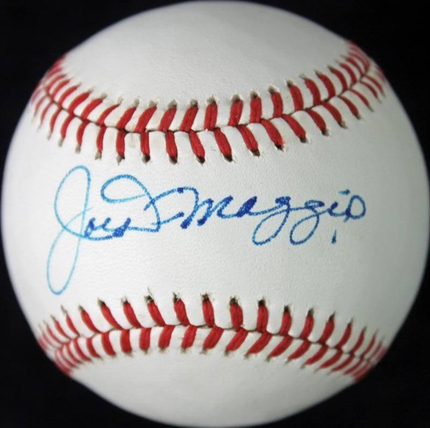 Joe DiMaggio Superb Signed OAL (MacPhail) Baseball (PSA/DNA)