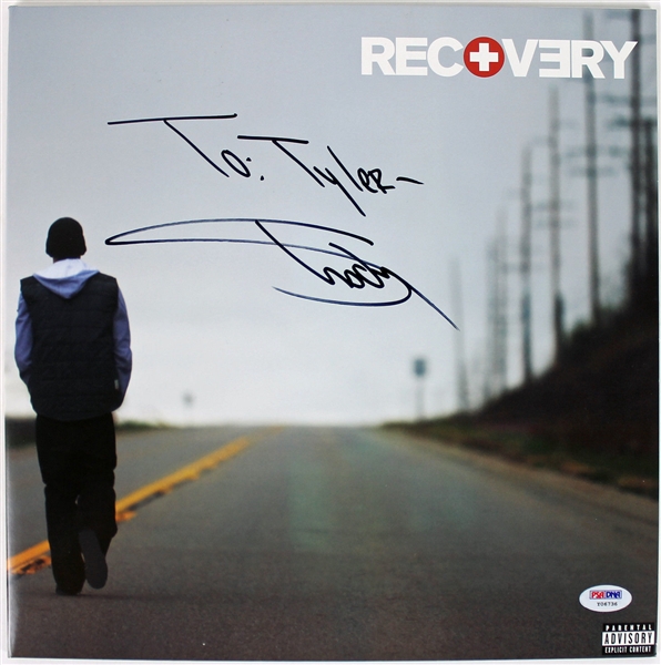 Eminem "Shady" Signed Record Album: "Recovery" (PSA/DNA)