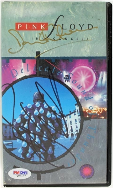 Pink Floyd: David Gilmour & Roger Waters Rare Dual-Signed "Pink Floyd in Concert" VHS (PSA/DNA)
