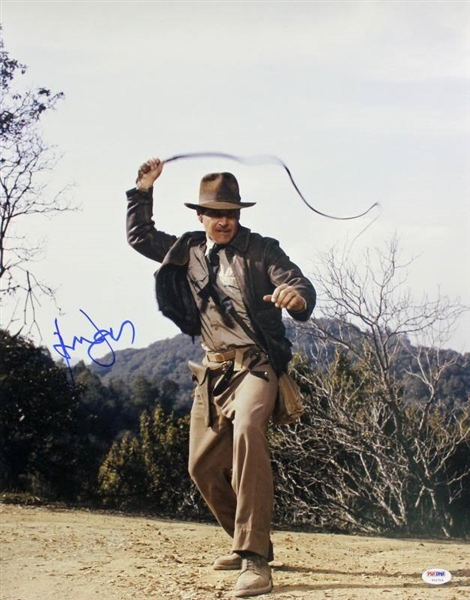 Harrison Ford Signed 16" x 20" Color Photo from Indiana Jones (PSA/DNA)