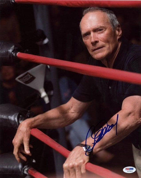 Million Dollar Baby: Clint Eastwood Signed 11" x 14" Color Photo (PSA/DNA)